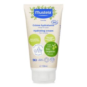 MUSTELA - Organic Hydrating Face And Body Cream with Olive Oil (Fragrance Free) 037970 150ml/5oz