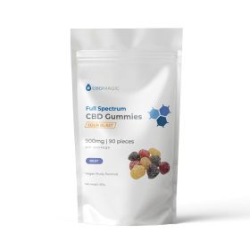 Full Spectrum Vegan CBD Gummies for Relief/Sleep 300mg/900mg (Dosages: 900mg, Benefit: Sleep)