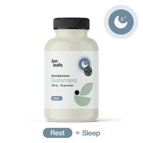 Broad Spectrum CBD Gummies for Sleep (Dosages: 900mg, Benefit: Rest)